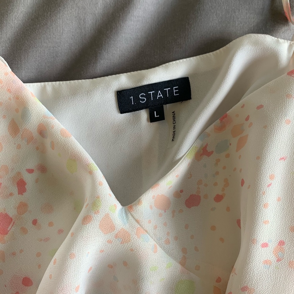 1.State Asymmetrical Ruffle Blouse - Picture 4 of 8